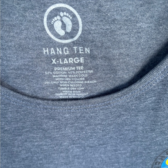 Hang Ten Heather Blue Premium Tee - Picture 5 of 5